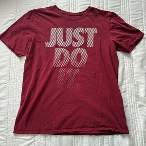 Nike Red Short Sleeve Tee